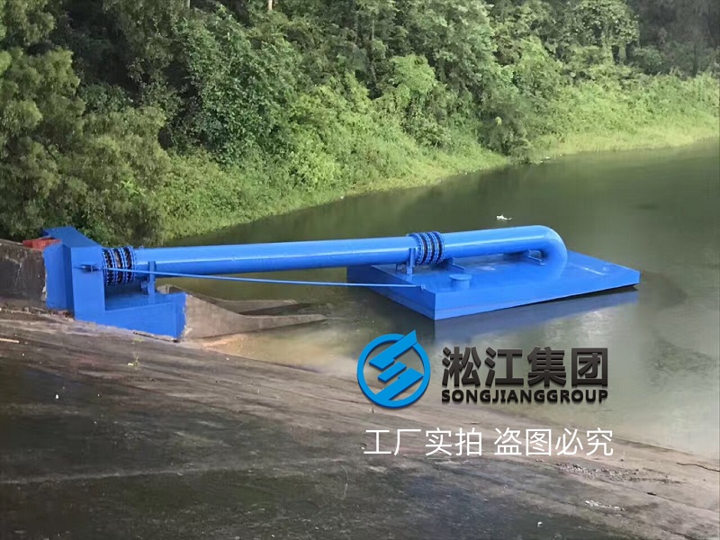 水庫抽水這樣用橡膠接頭，你見過嗎？
